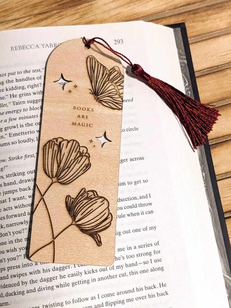 Floral library stamp Book stamp Book lover gift This book belongs to stamp Personalized gift Self inking stamp From the library of image 5