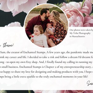 May include: A family of four poses for a photo in front of a beach. The parents are kissing, and the two children are smiling. The photo was taken by My Tribe Photography in Massachusetts.