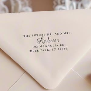 Wedding Stamp | Future Mr. Mrs. gift | Return address stamp | Custom stamp | Engagement gift | Newly engaged gift | Self-inking stamp