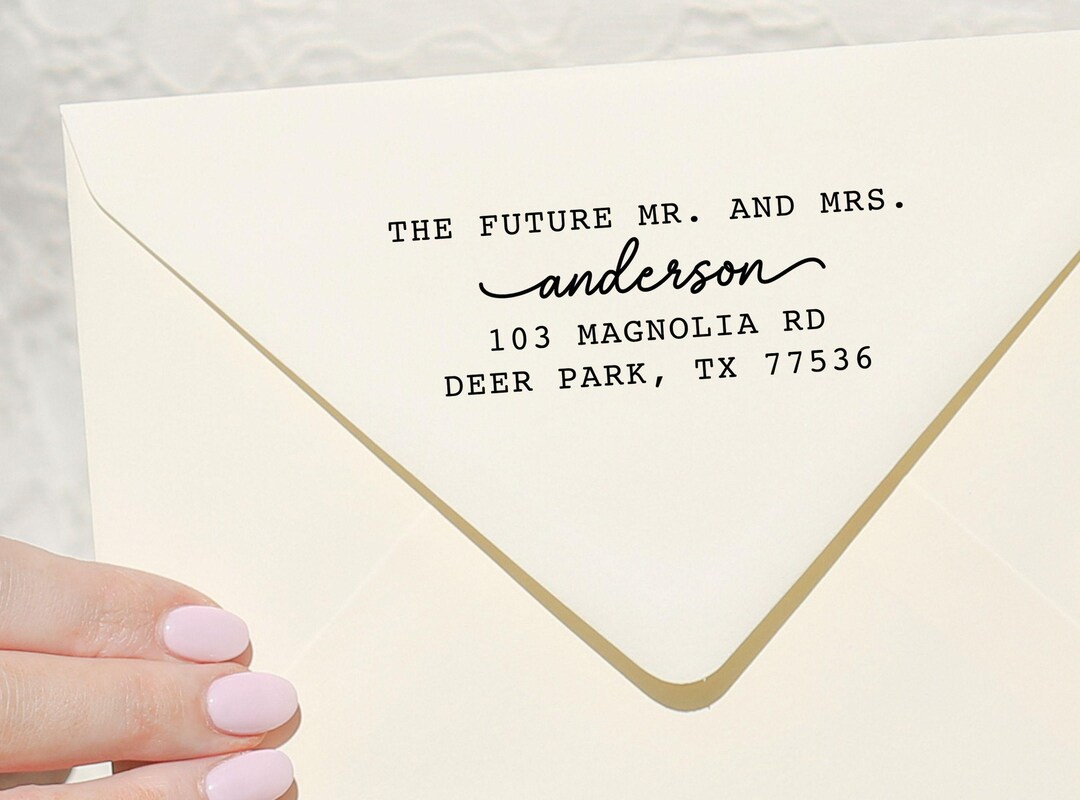 Invitation Address Sticker Wedding Invitation Stamper, Wedding Stamper, Wedding Stamp, Invitation ...