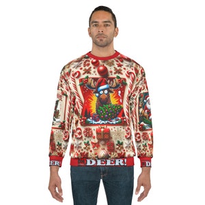 Festive Fiasco Unisex UGLY Christmas Sweatshirt image 1
