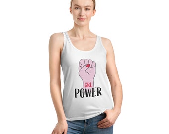 Girl Power - women's tank top made of 100% organic cotton - sustainable and strong!