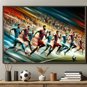 Dynamic elegance: The football game in motion image 4