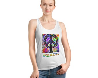 Women's Tank Top in Peace Design