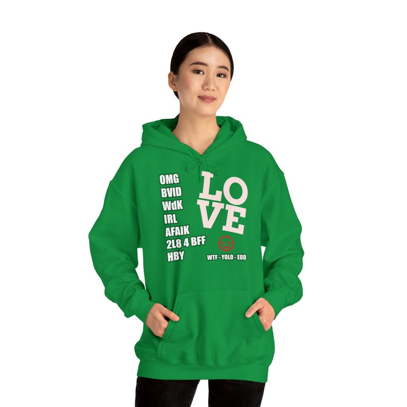 OMG WTF AFAIK ist das der coolste Hoodie ever Irish Green