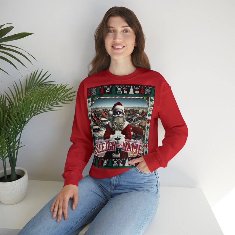 Sleigh my name. Christmas sweater 2.0: Where elegance meets irony. image 6