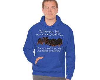 Dog love in every colour: unisex hoodie with a cute puppy print