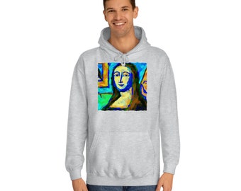 Modern masterpiece: The Matisse Mona Lisa Hoodie - AI meets art and style!