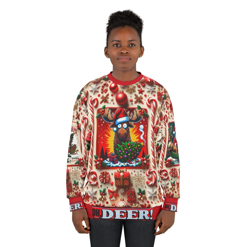 Festive Fiasco Unisex UGLY Christmas Sweatshirt S