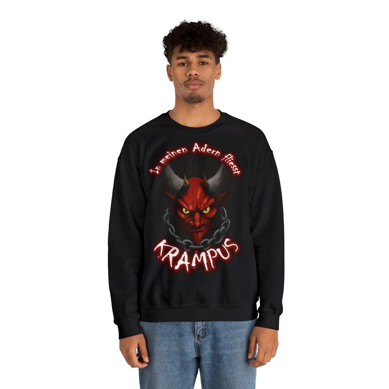 Krampus flows in my veins discover the ultimate Krampus sweater image 4
