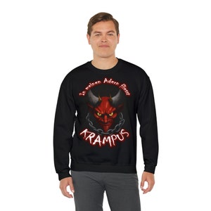 Krampus flows in my veins discover the ultimate Krampus sweater image 1