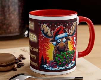 Festive Elegance: Unveiling the 'Oh Deer' Christmas Mug - Where Tradition Meets Humor