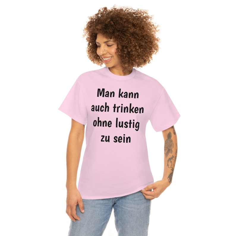 You can also drink without being funny Unisex T-Shirt Light Pink