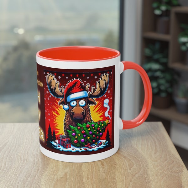 Frohe Weihnachten - Oh my Deer! Die Kaffetasse für humorvolle Morgen.