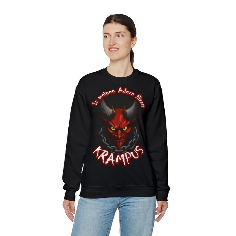 Krampus flows in my veins discover the ultimate Krampus sweater image 5