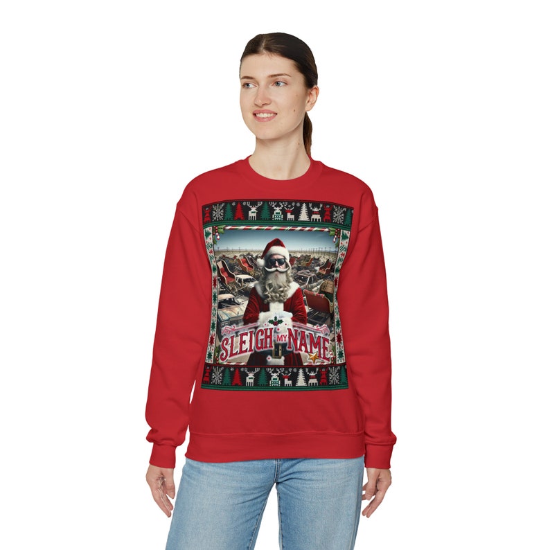 Sleigh my name. Christmas sweater 2.0: Where elegance meets irony. image 5