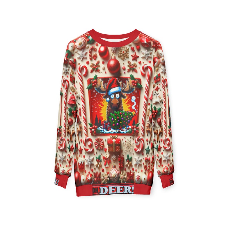 Festive Fiasco Unisex UGLY Christmas Sweatshirt XL