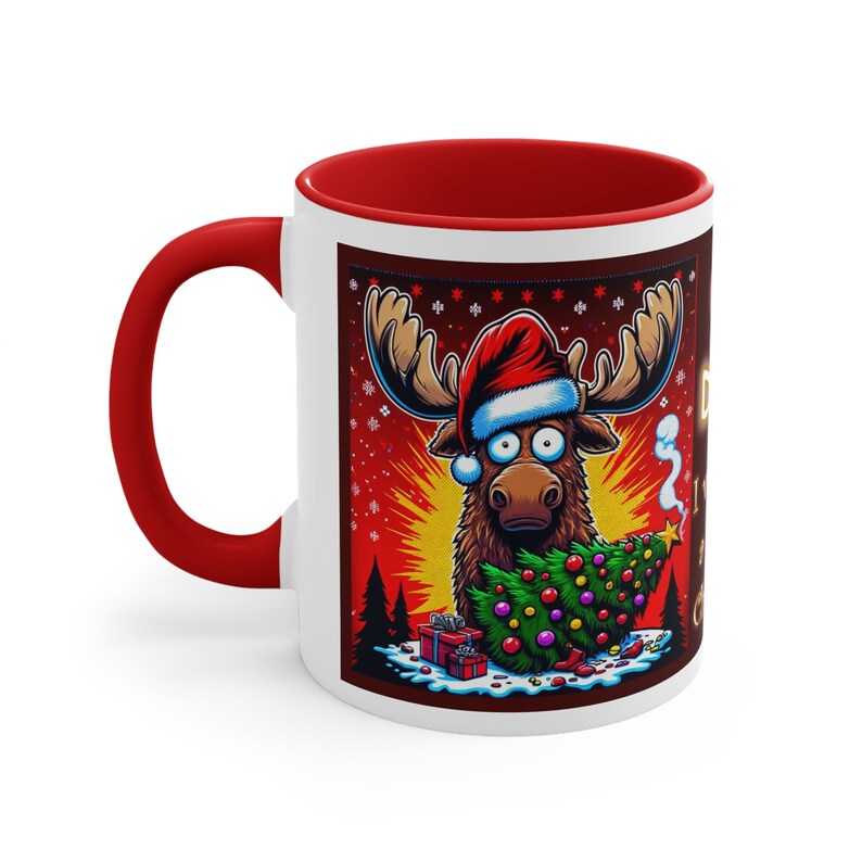 Festive Elegance: Unveiling the 'Oh Deer' Christmas Mug Where Tradition Meets Humor image 3