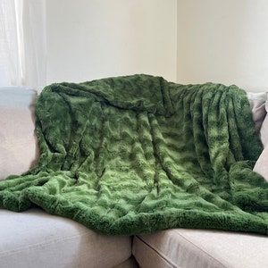 Green minky blanket new arrivals