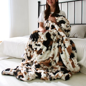 Member's mark cow blanket hotsell