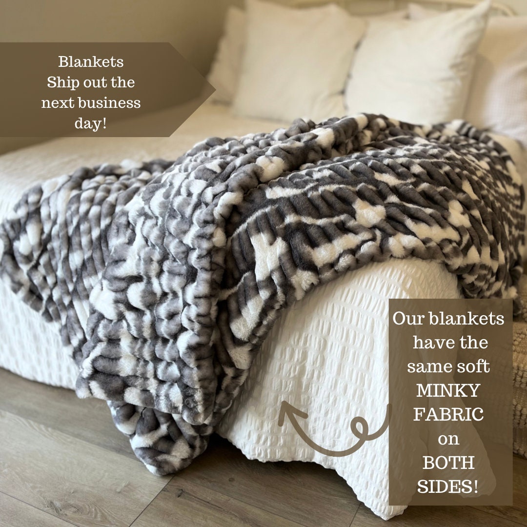 Minky Couture Blankets Etsy Singapore