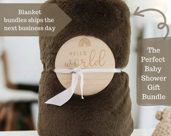 Olive Green Minky Baby Blanket, Soft Infant Blanket, Photo Prop