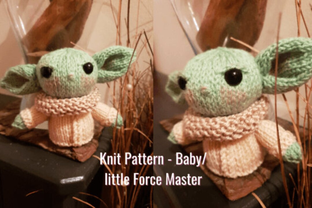 Digital DIY Baby Yoda Knitting Pattern & Guide Etsy UK