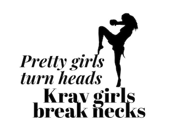 Krav Maga Girl SVG