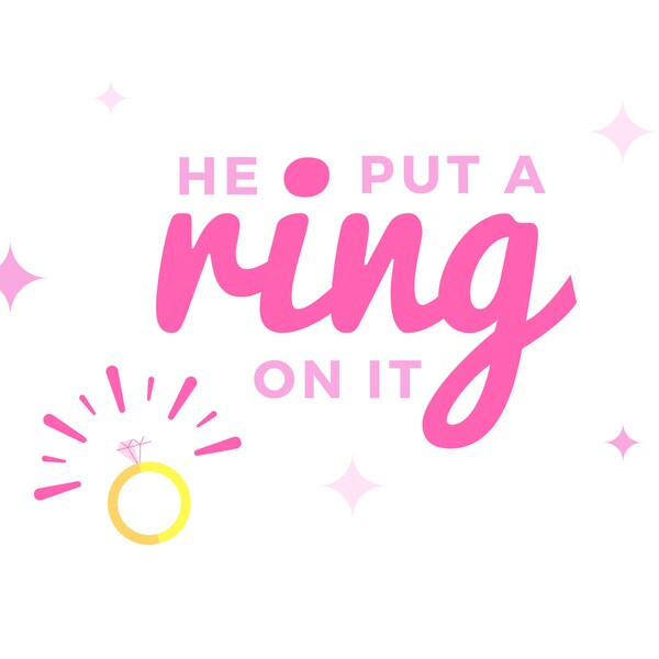 He Put a Ring on It Etsy