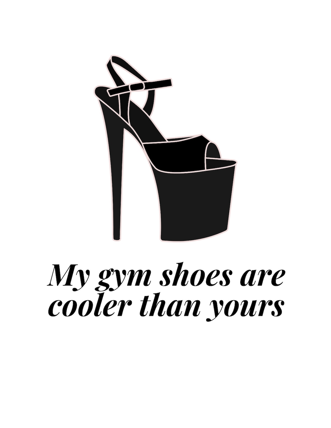 Pole Dance Heels SVG Etsy