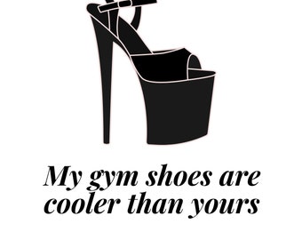 Pole Dance Heels SVG
