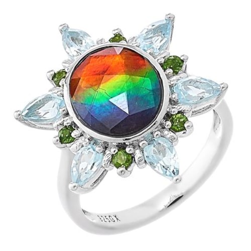 Ammolite, Ammolite stone, Ammolite gemstone, Ammolite Art, Display