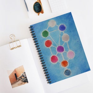 Kabbalah Tree of Life Spiral Notebook
