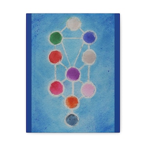 Kabbalah Tree of Life Canvas - original art print