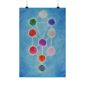 Kabbalah Tree of Life Original Art Print