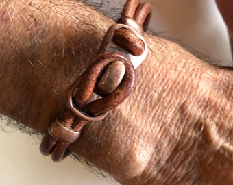 Copper-Toned Men’s Bracelet