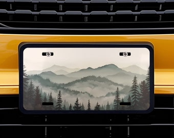 Great Smoky Mountains Vanity Plate, Appalachian car accessory, front license plate, Gift for boyfriend, father or wildlife enthusiast