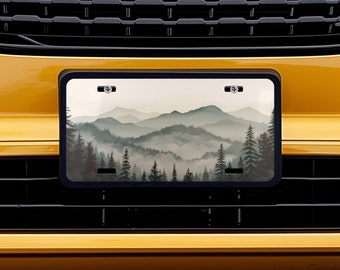 Great Smoky Mountains Vanity Plate, Appalachian car accessory, front license plate, Gift for boyfriend, father or wildlife enthusiast