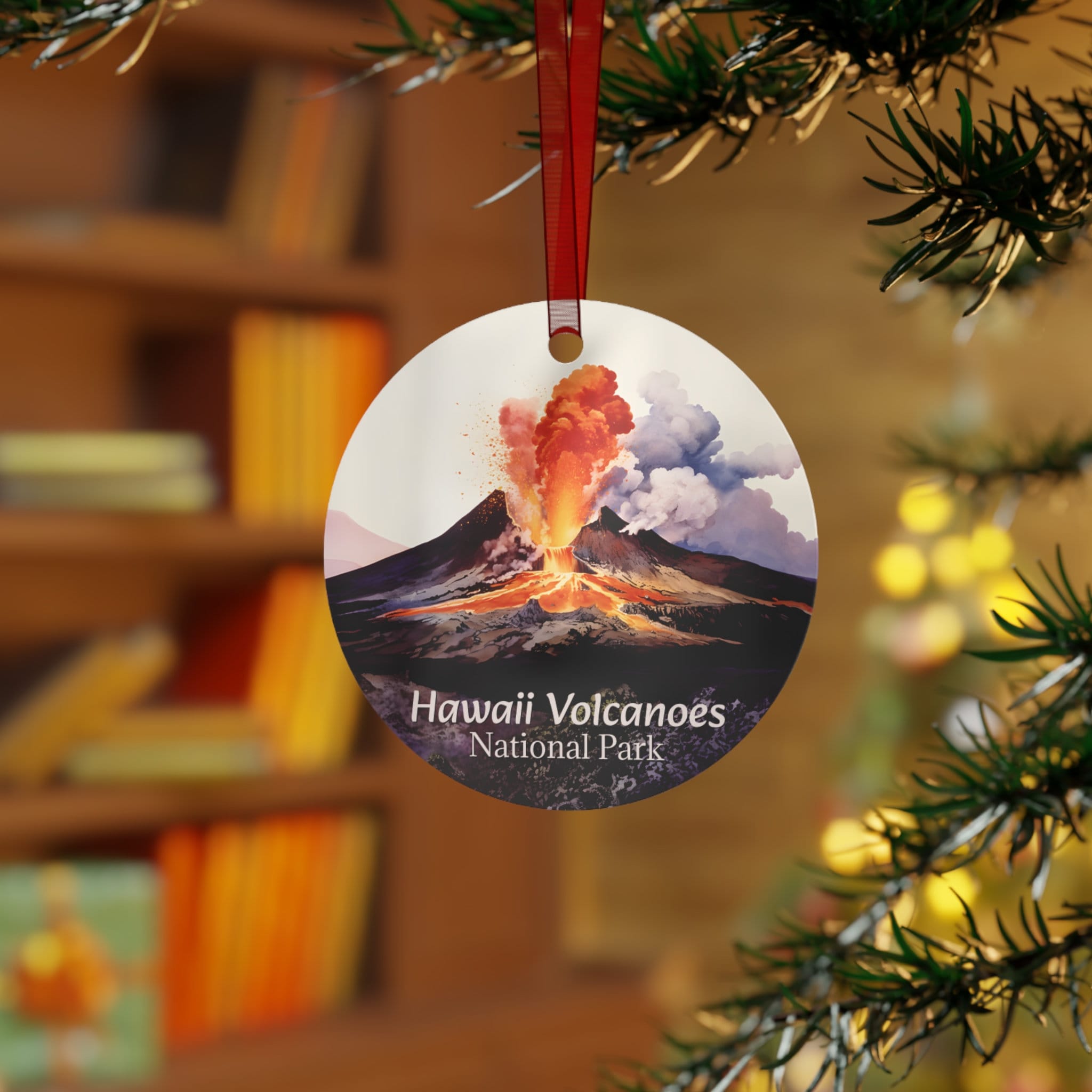 Custom Hawaii Volcanoes National Park Ornament Christmas Etsy