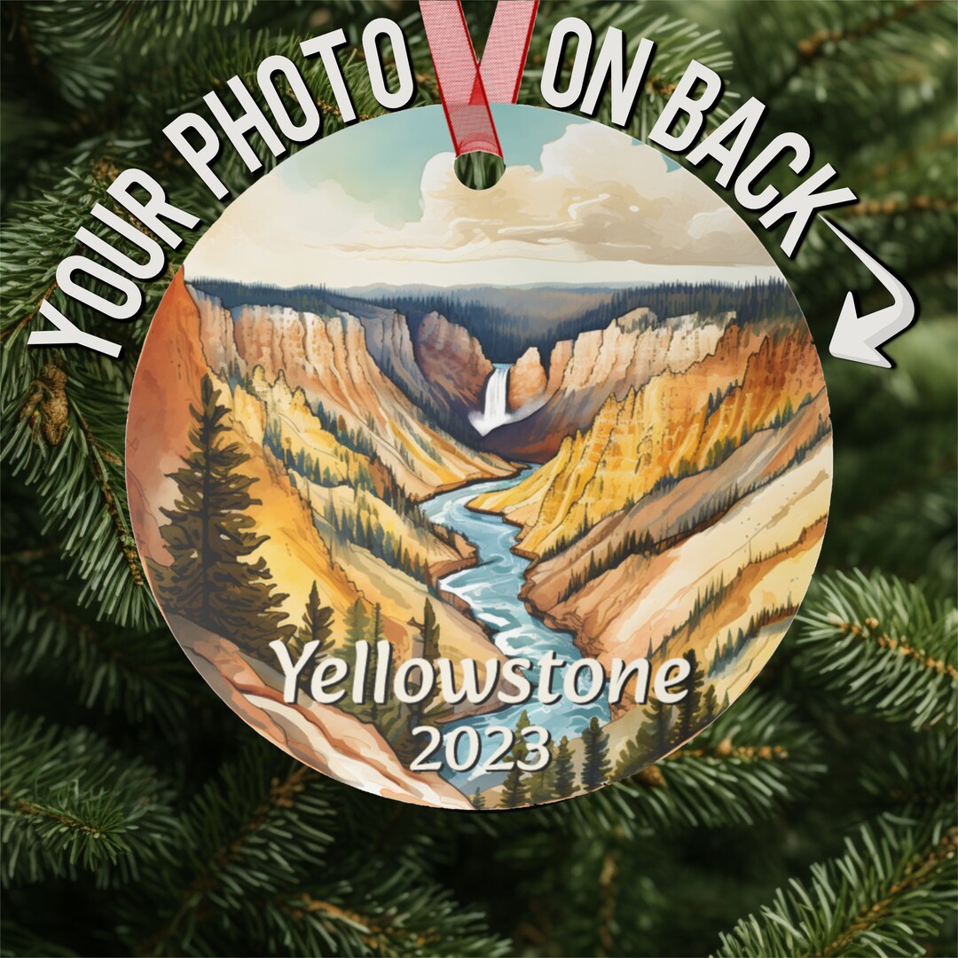 Custom Yellowstone National Park Ornament Christmas Ornaments Etsy