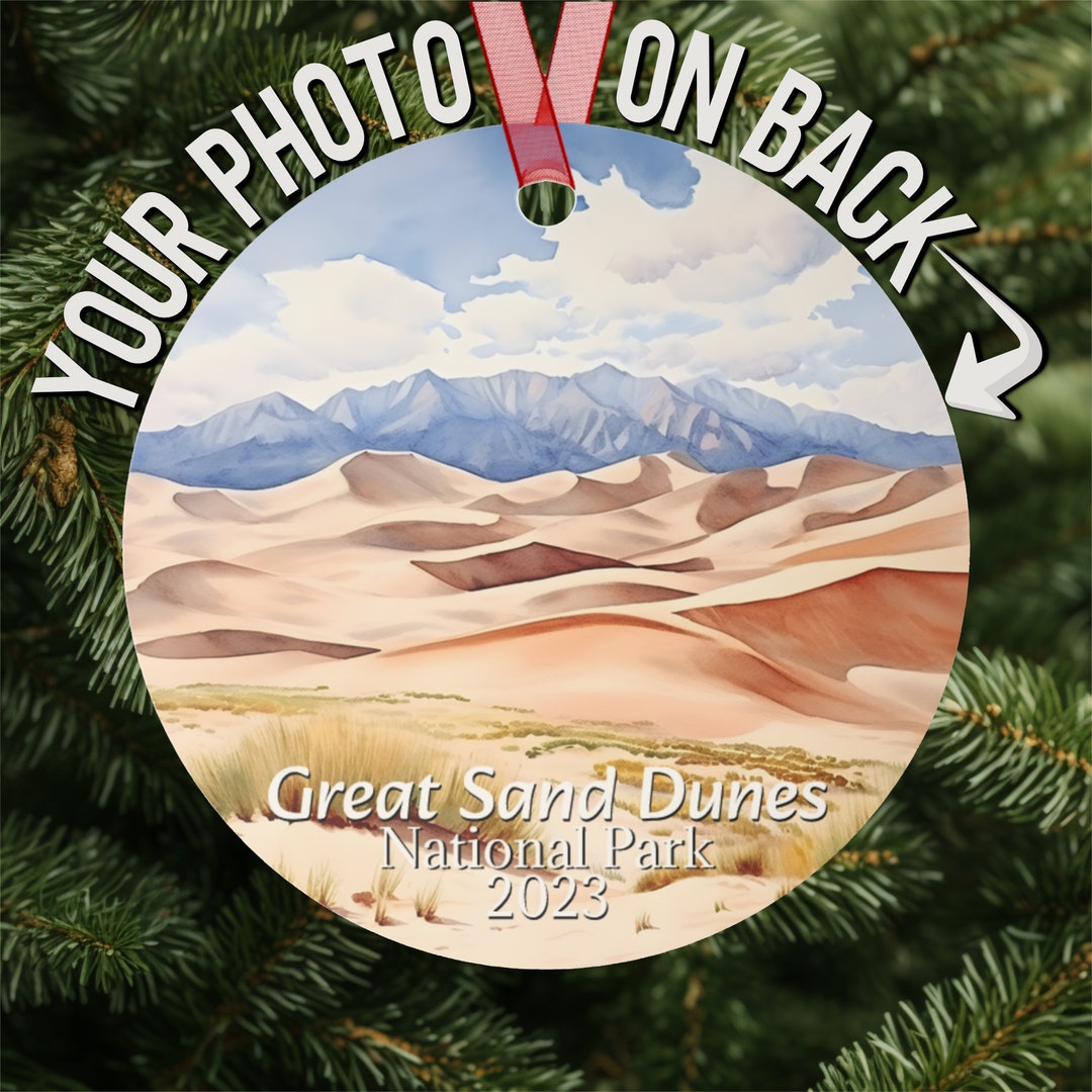 Custom Great Sand Dunes National Park Ornament, Christmas Ornaments