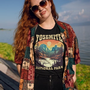 Yosemite National Park Souvenir T Shirt | Celebrate the beauty of Northern California