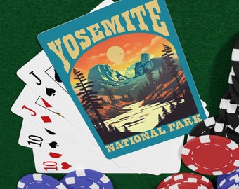 Yosemite Playing Cards, Standard 52 card deck with 2 Jokers