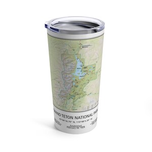Grand Teton National Park 20 oz Insulated Tumbler | Gift for hiker, camper, or outdoor enthusiast