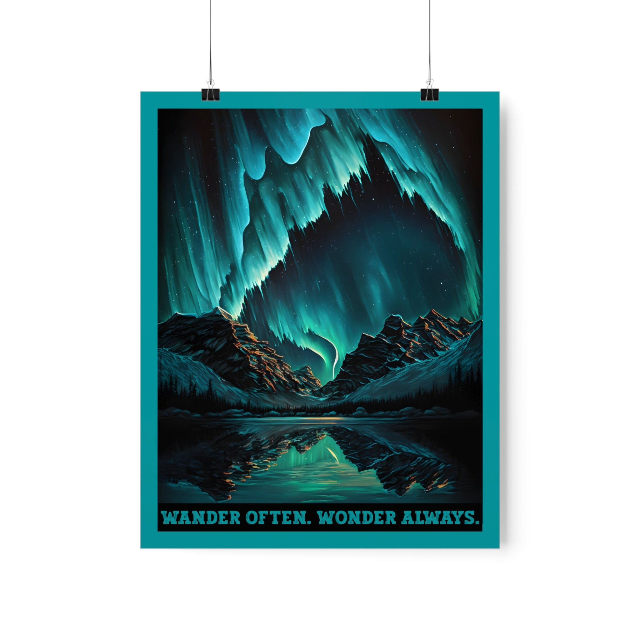 Wander Often. Wonder Always. Inspirational Nature Poster Etsy