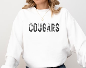 Cougars Sweatshirt: Cozy School Spirit Alumni Gift