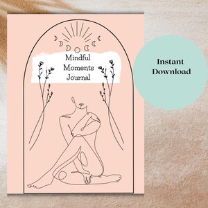 Gratitude & Wellness Journal | Mindful Daily Guided Journal for Anxiety, Instant Download | Wellness Gratitude Workbook -Instant Calm