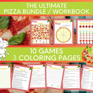 Pizza Game Pizza Birthday Party Pizza Games Kids Birthday Games Pizza Party Games Pizza Party Bingo Kids Birthday Pizza Activity Birthday