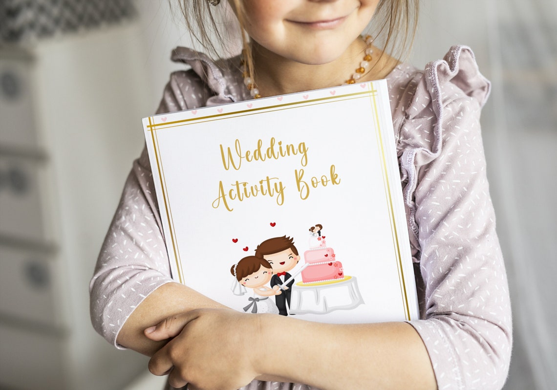 Kids Wedding Activity Book Wedding Kids Wedding Gift Kids Wedding Table ...