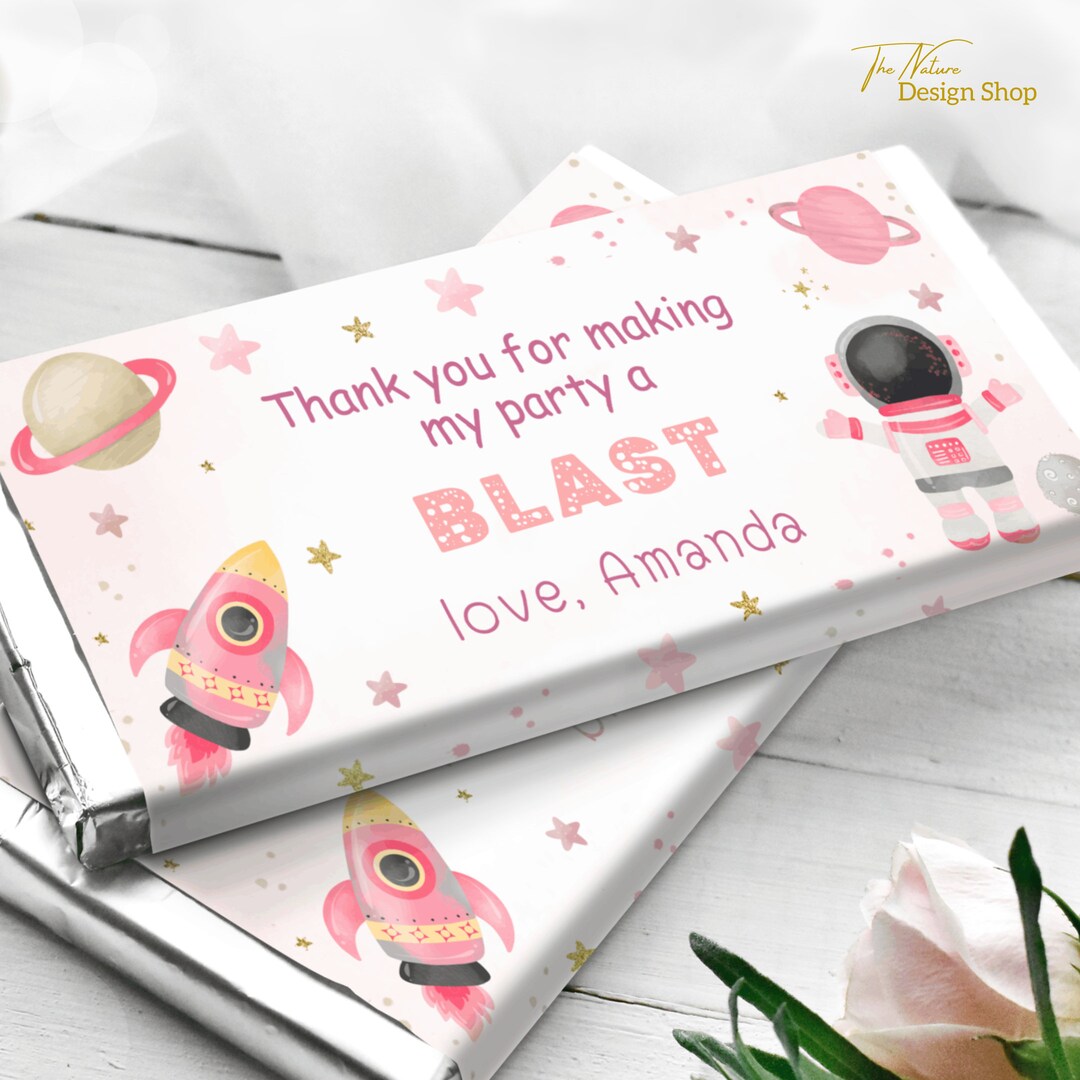 Editable Space Chocolate Wrapper Outer Space Chocolate Bar Wrap ...